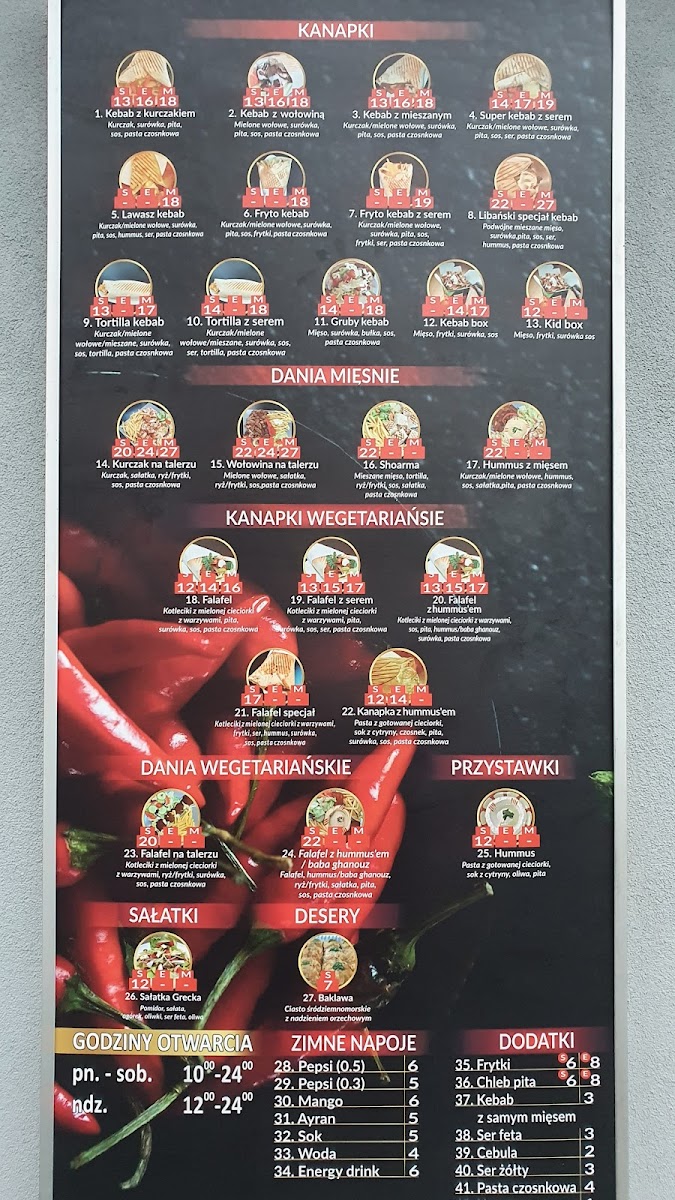 Menu Kebab Mark-1