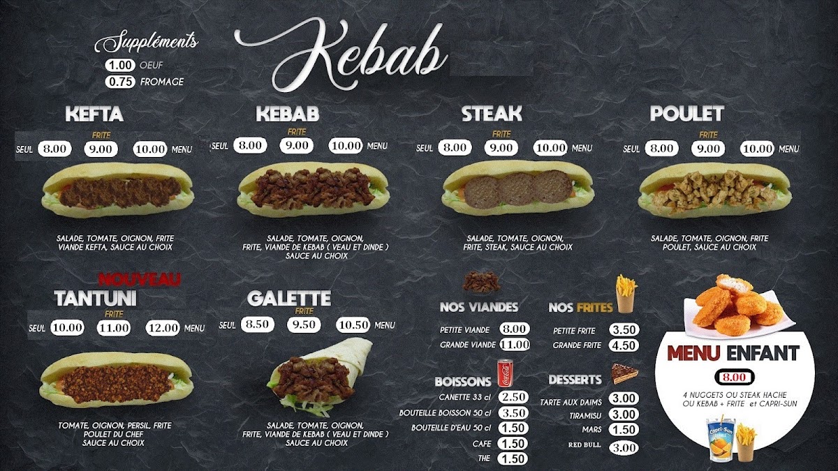 Menu Kebab & Tacos Miss Döner (Kebab)-1