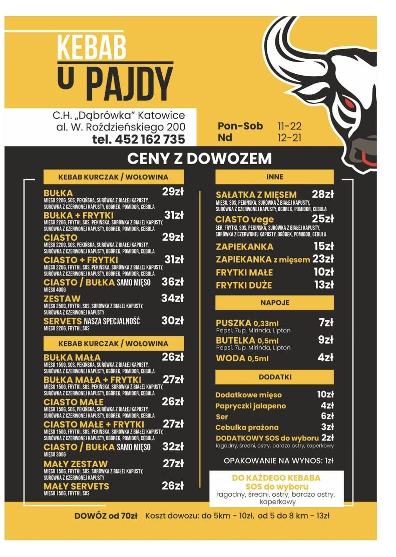 Menu Kebab U Pajdy-2
