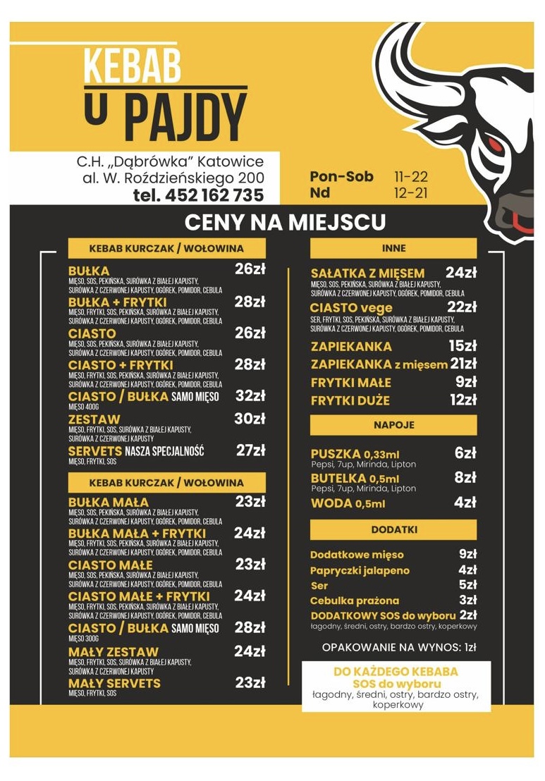 Menu Kebab U Pajdy-3