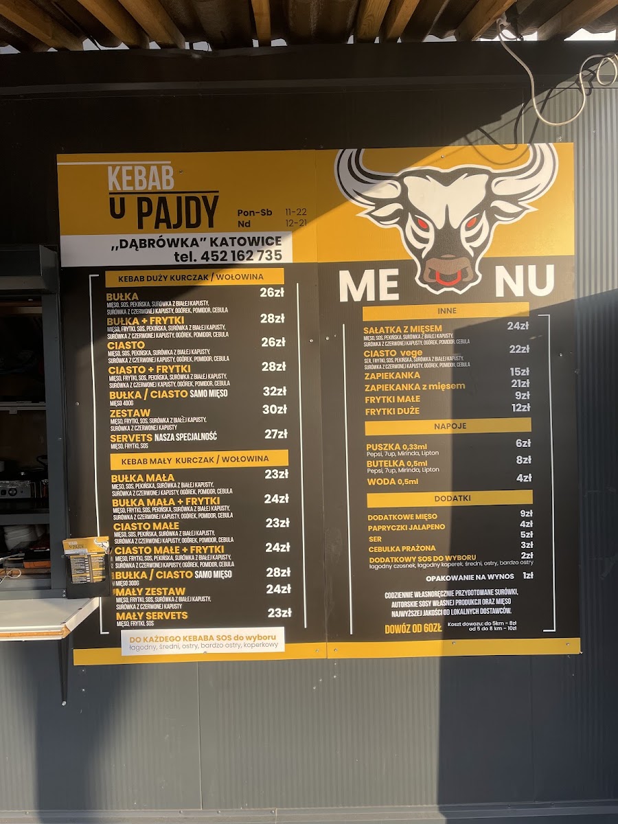 Menu Kebab U Pajdy-8