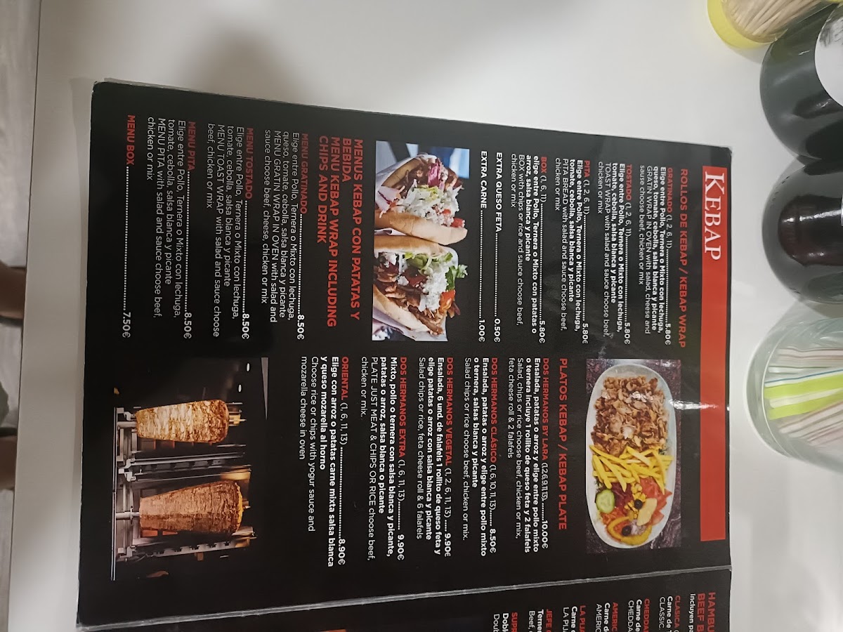 Menu Kebab Y Pizzeria Dos Hermanos-10