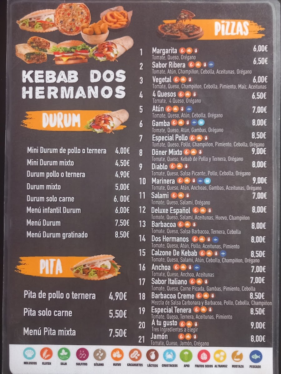 Menu Kebab Y Pizzeria Dos Hermanos-4