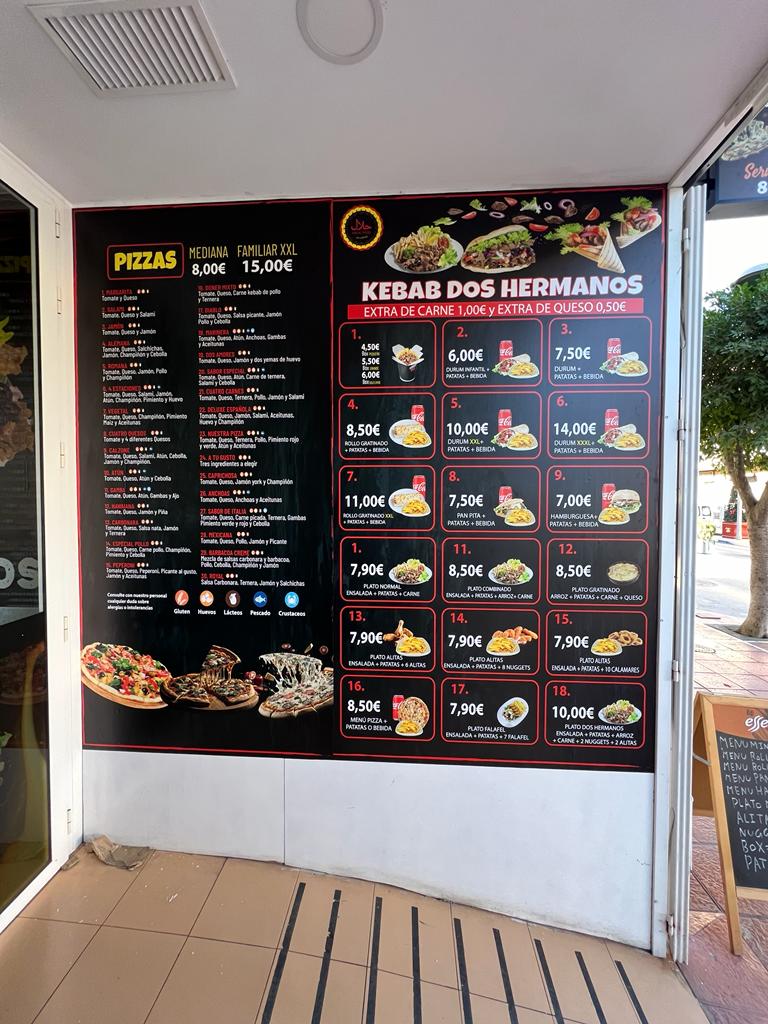 Menu Kebab Y Pizzeria Dos Hermanos-8