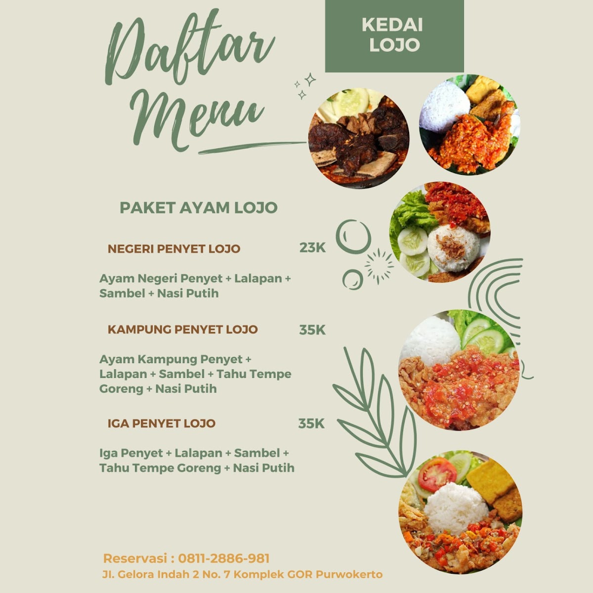 Menu Kedai Lojo Purwokerto-10