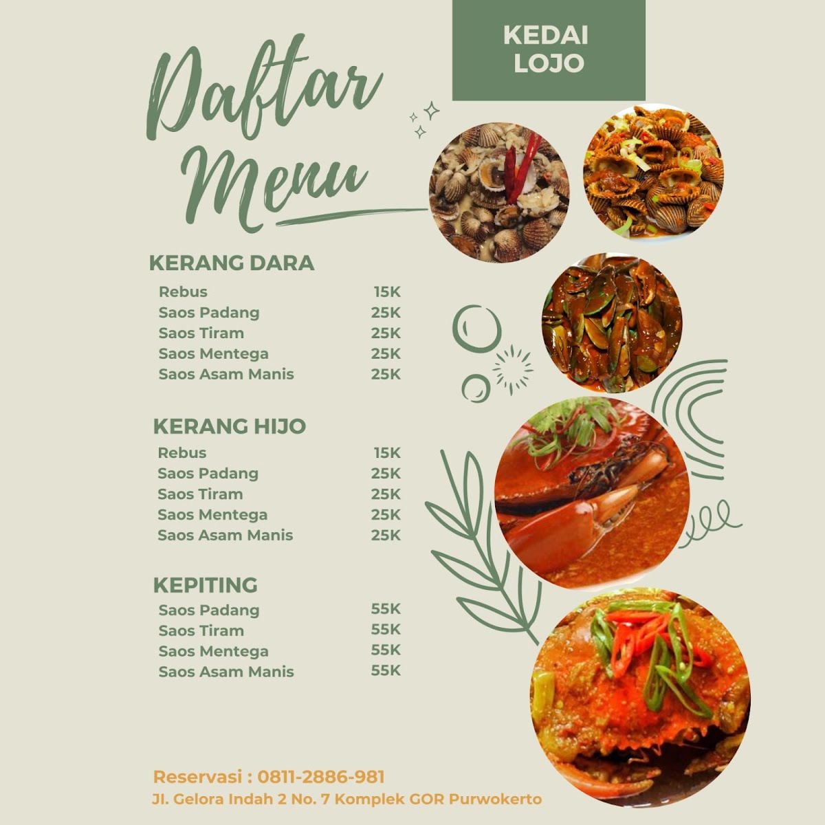 Menu Kedai Lojo Purwokerto-4