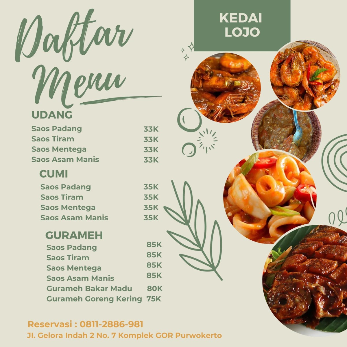 Menu Kedai Lojo Purwokerto-6
