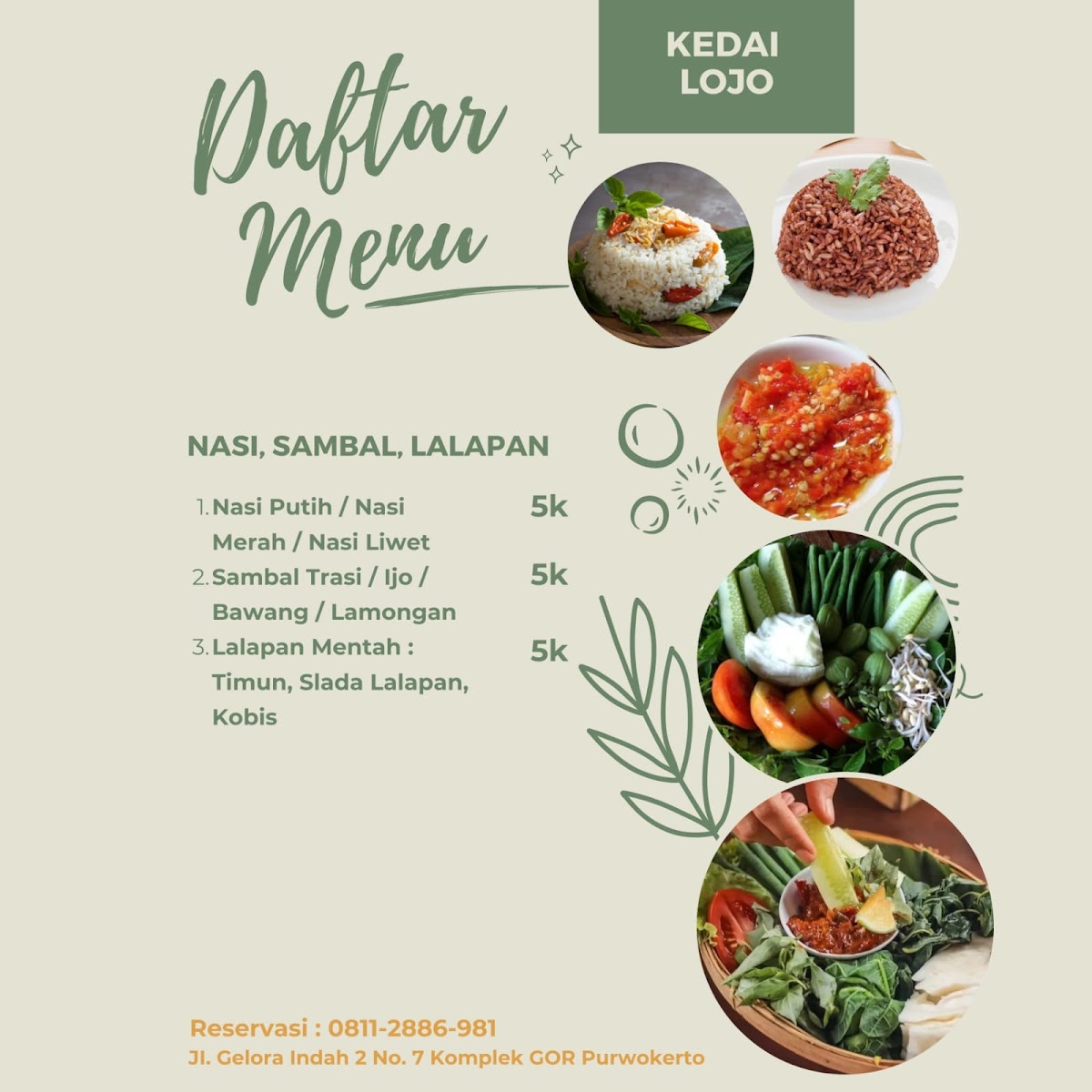 Menu Kedai Lojo Purwokerto-7