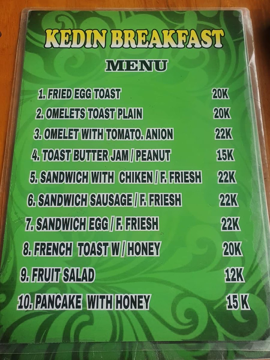 Menu Kedin Cafe-1