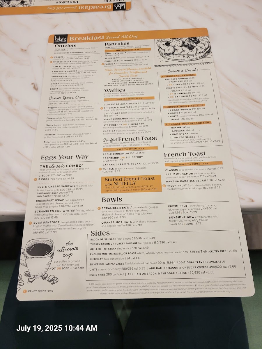 Menu Keke's Breakfast Cafe-4