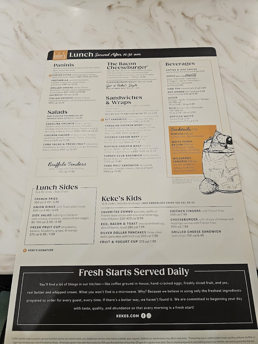 Menu Keke's Breakfast Cafe-8