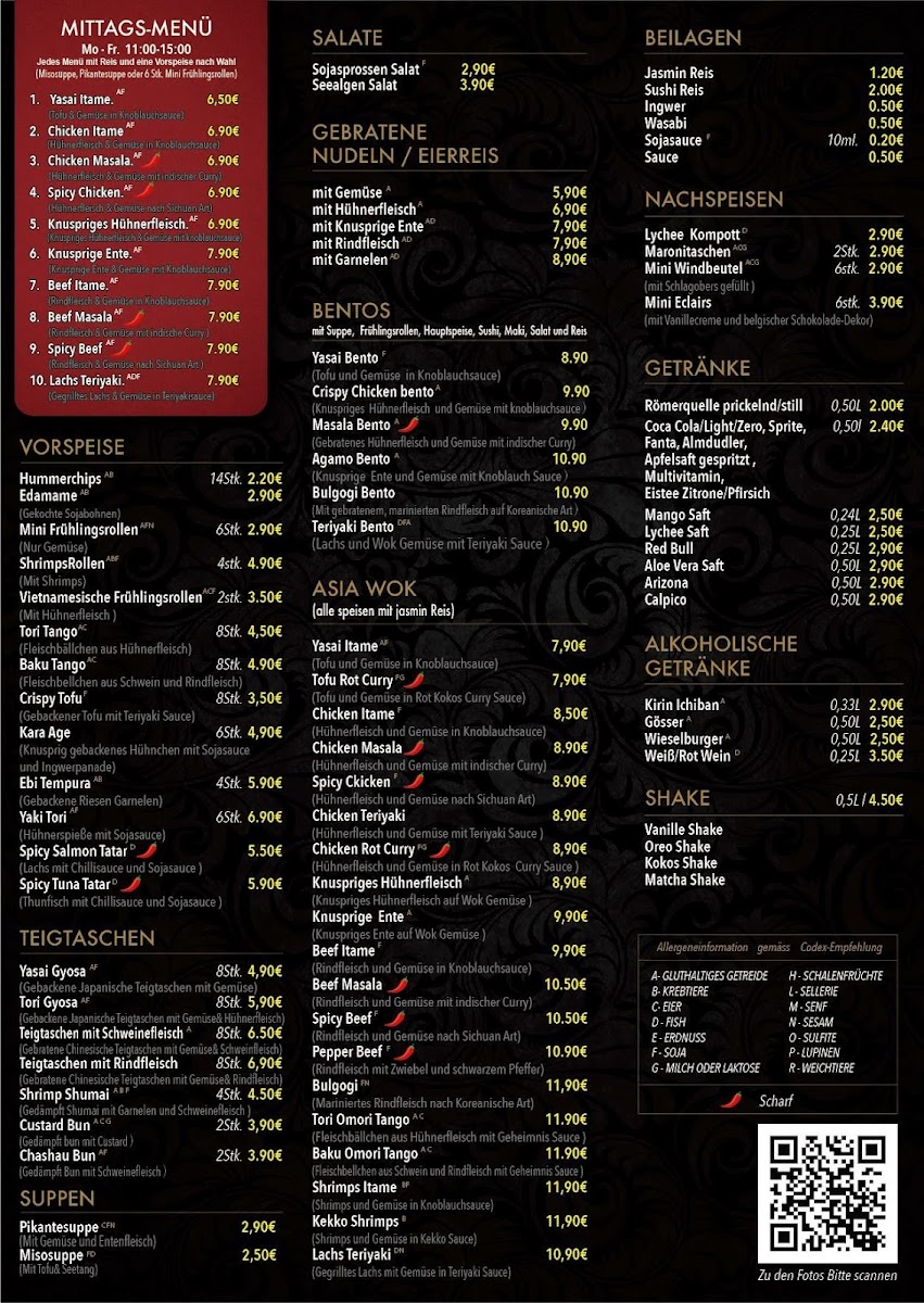 Menu Kekko Sushi Bar Nussdorf-1