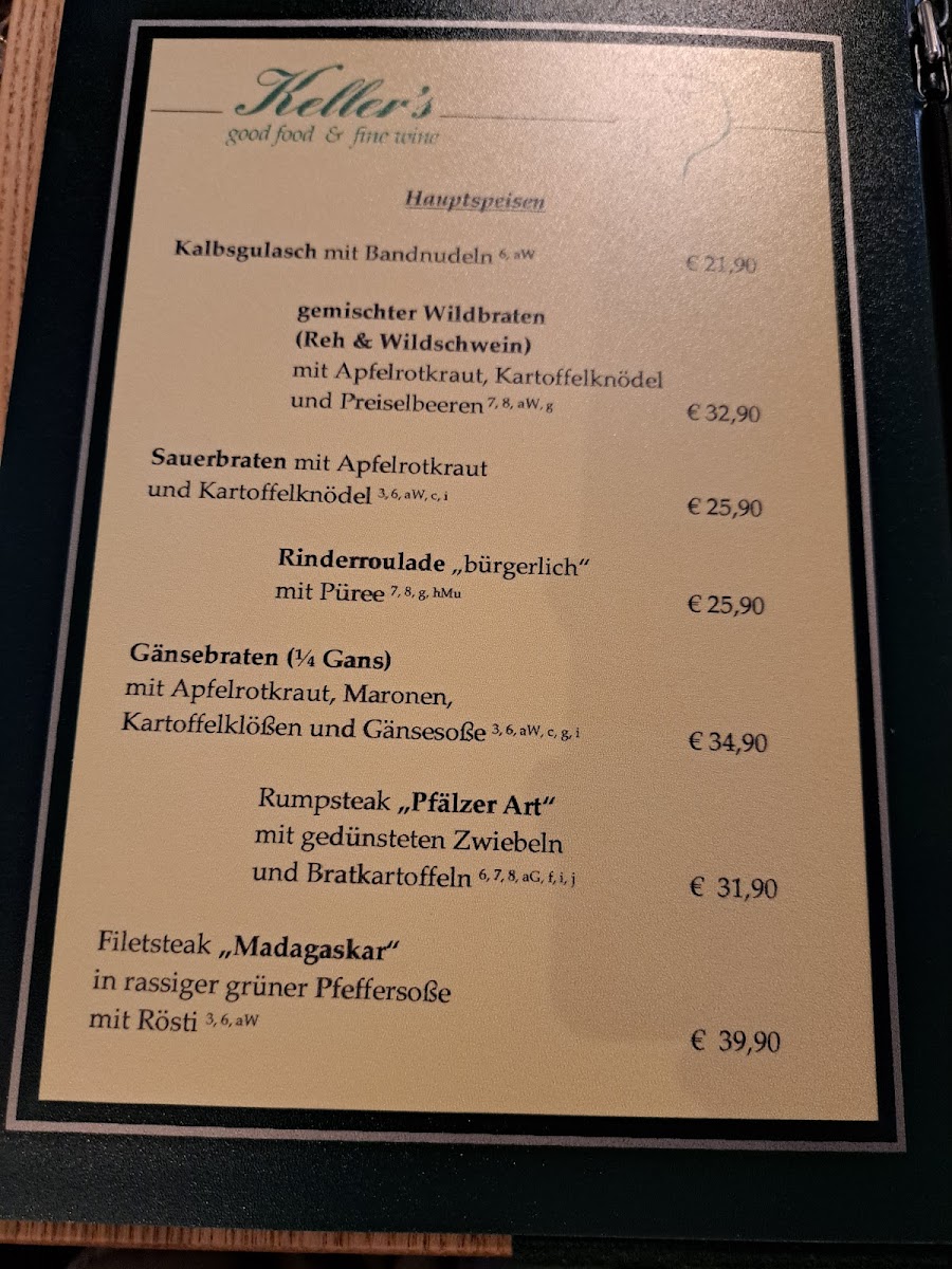 Menu Keller's Weinrestaurant-10