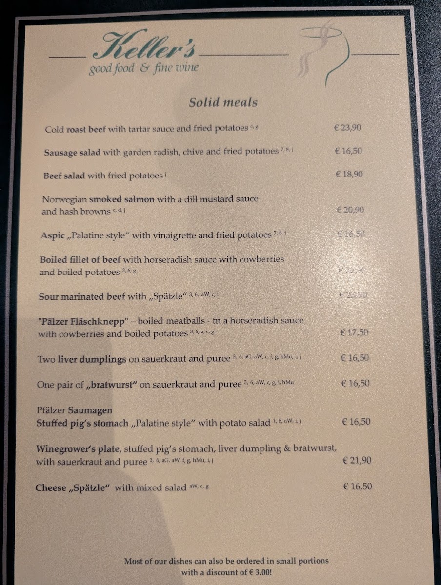 Menu Keller's Weinrestaurant-9