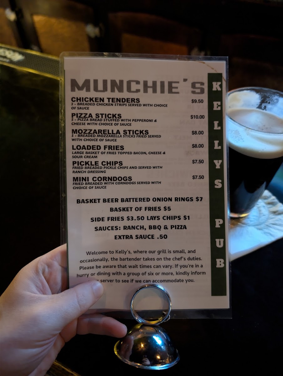 Menu Kelly's Irish Pub-3