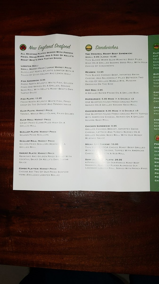 Menu Kelly's Roast Beef Naples-6