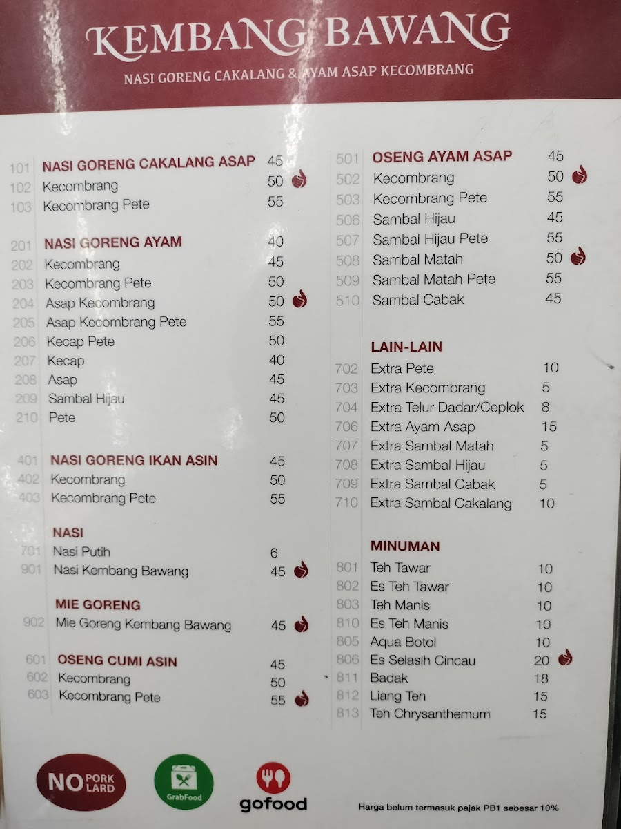 Menu Kembang Bawang Alam Sutera-2