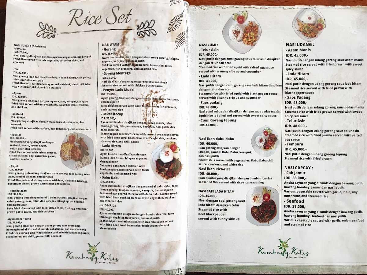 Menu Kembang Katis Cultural Resto-1