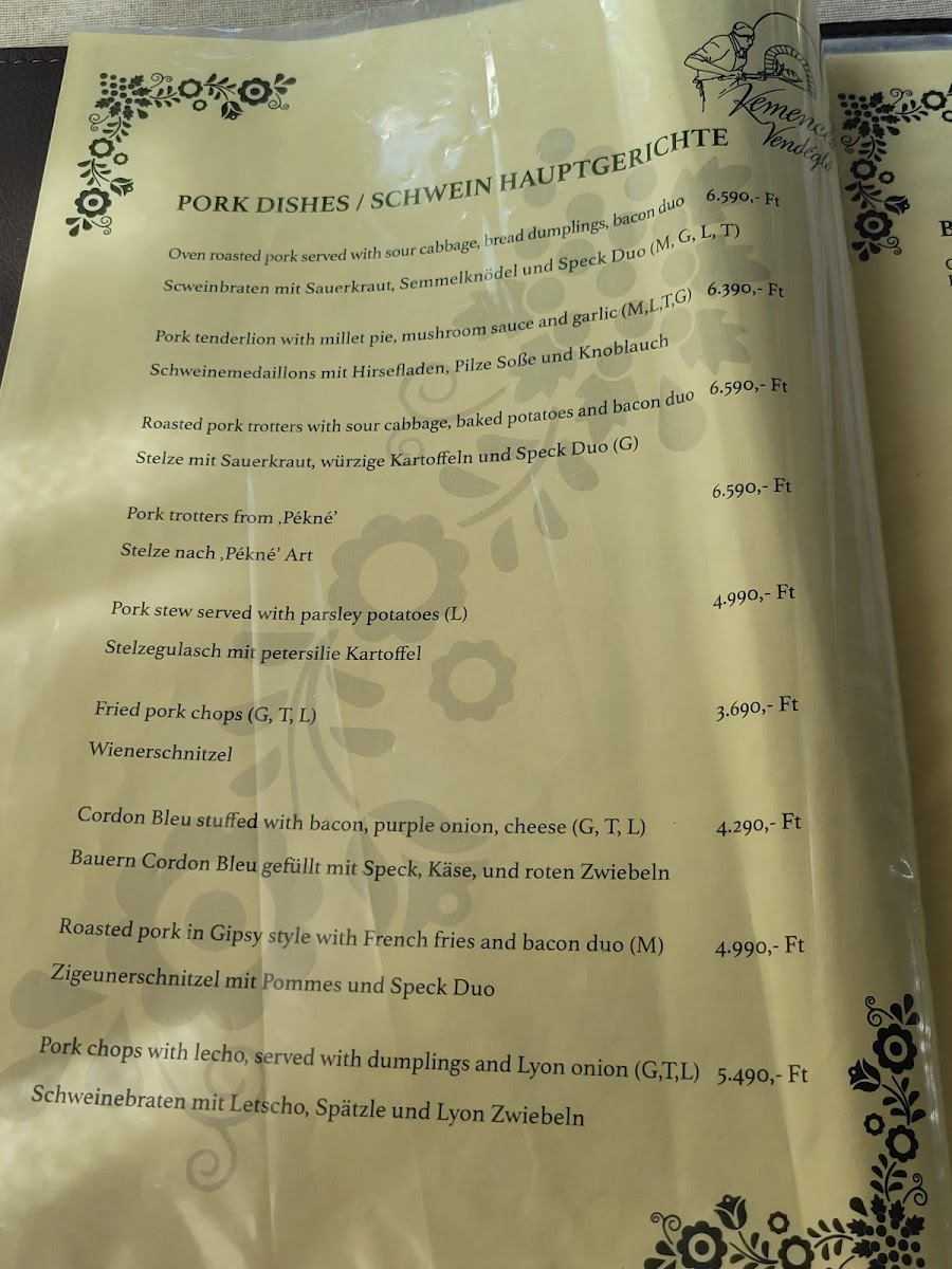 Menu Kemences Vendeglo-3