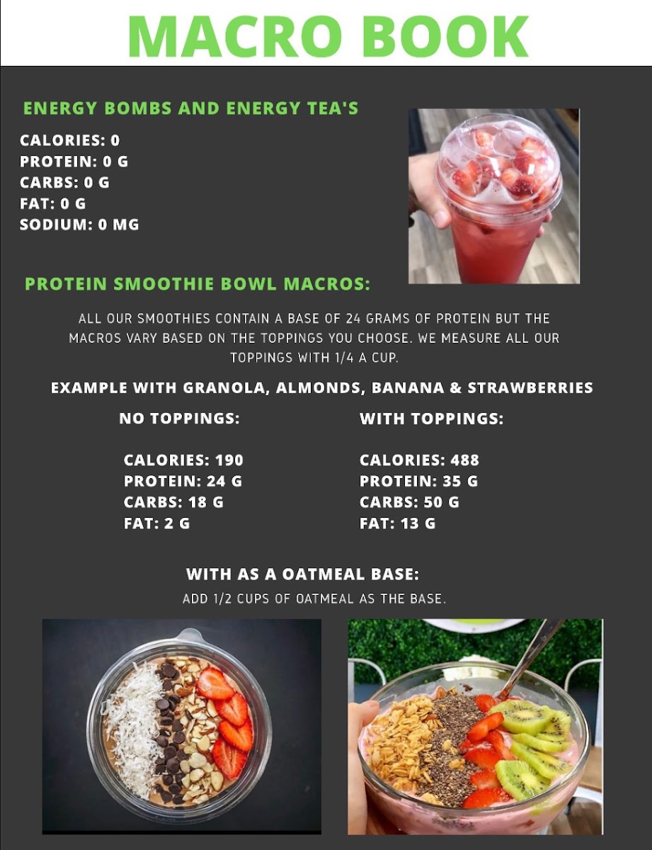Menu Kendall Life Nutrition.-1