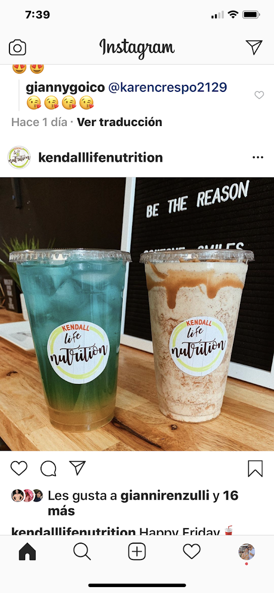 Menu Kendall Life Nutrition.-8