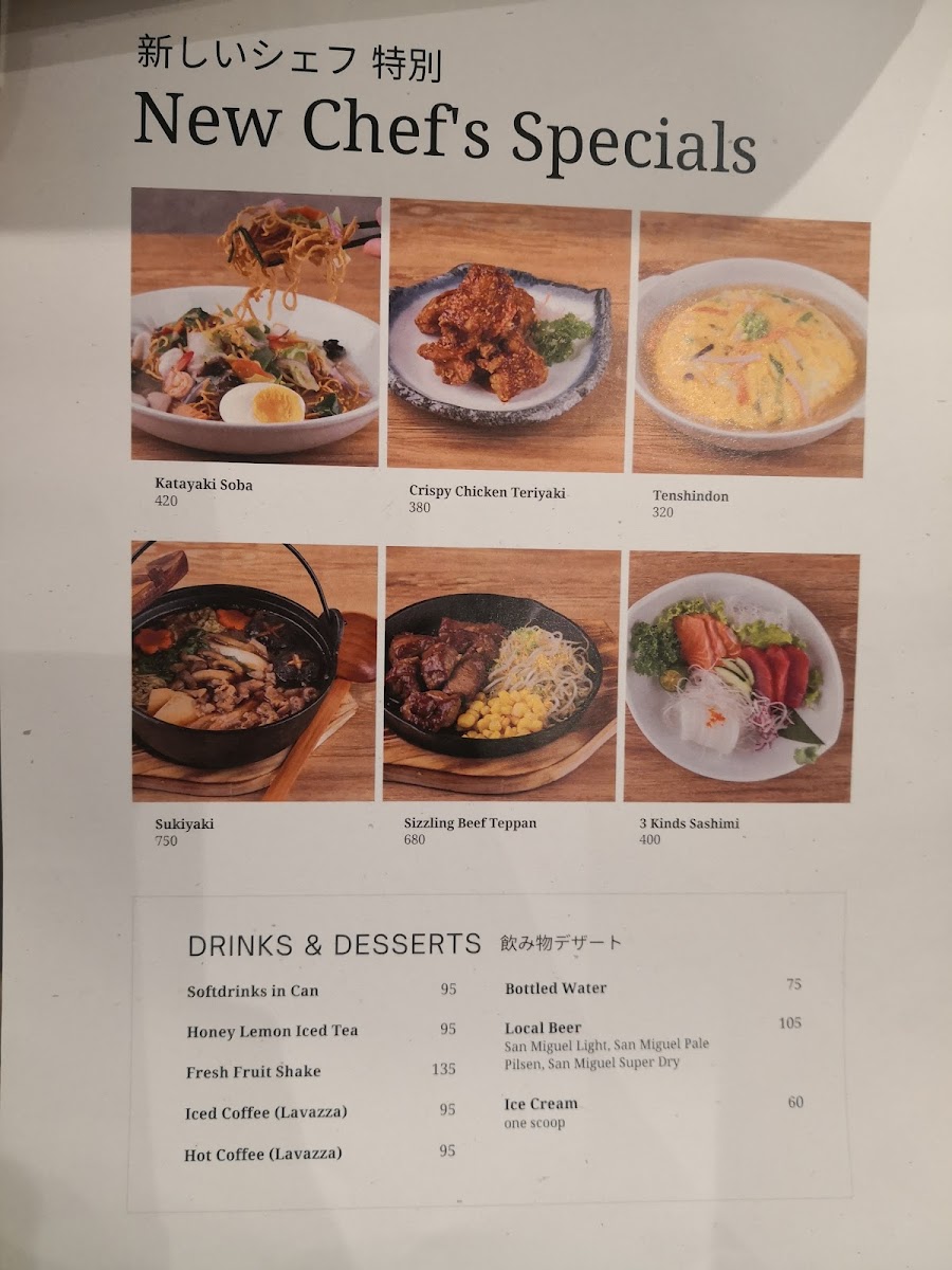 Menu Kenji Tei - Alabang Town Center-2