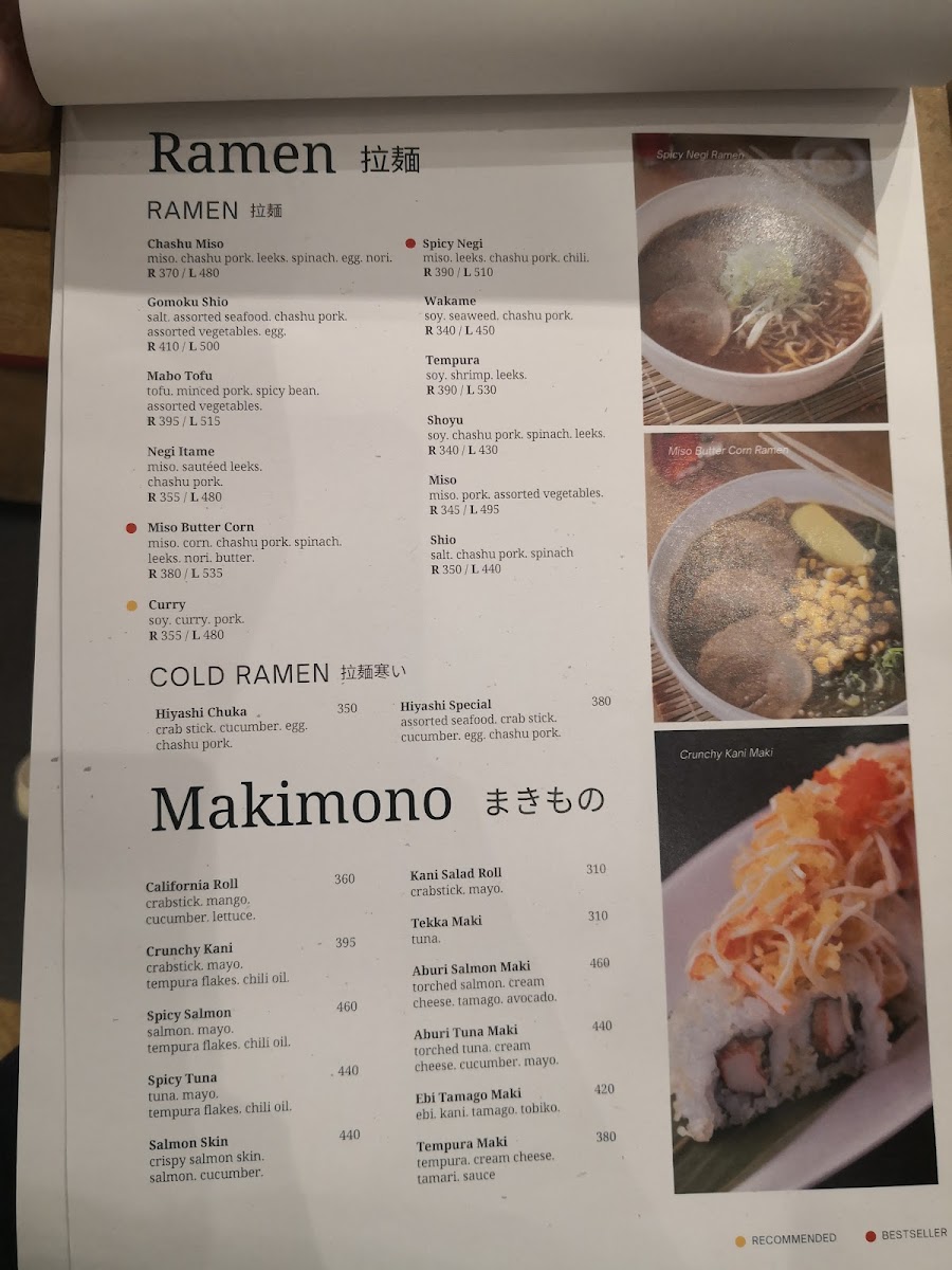 Menu Kenji Tei - Alabang Town Center-3