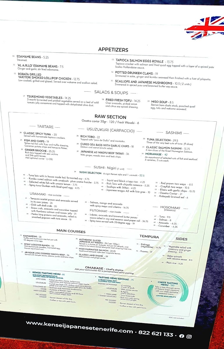Menu Kensei | Sushi & Japanese Cuisine-4