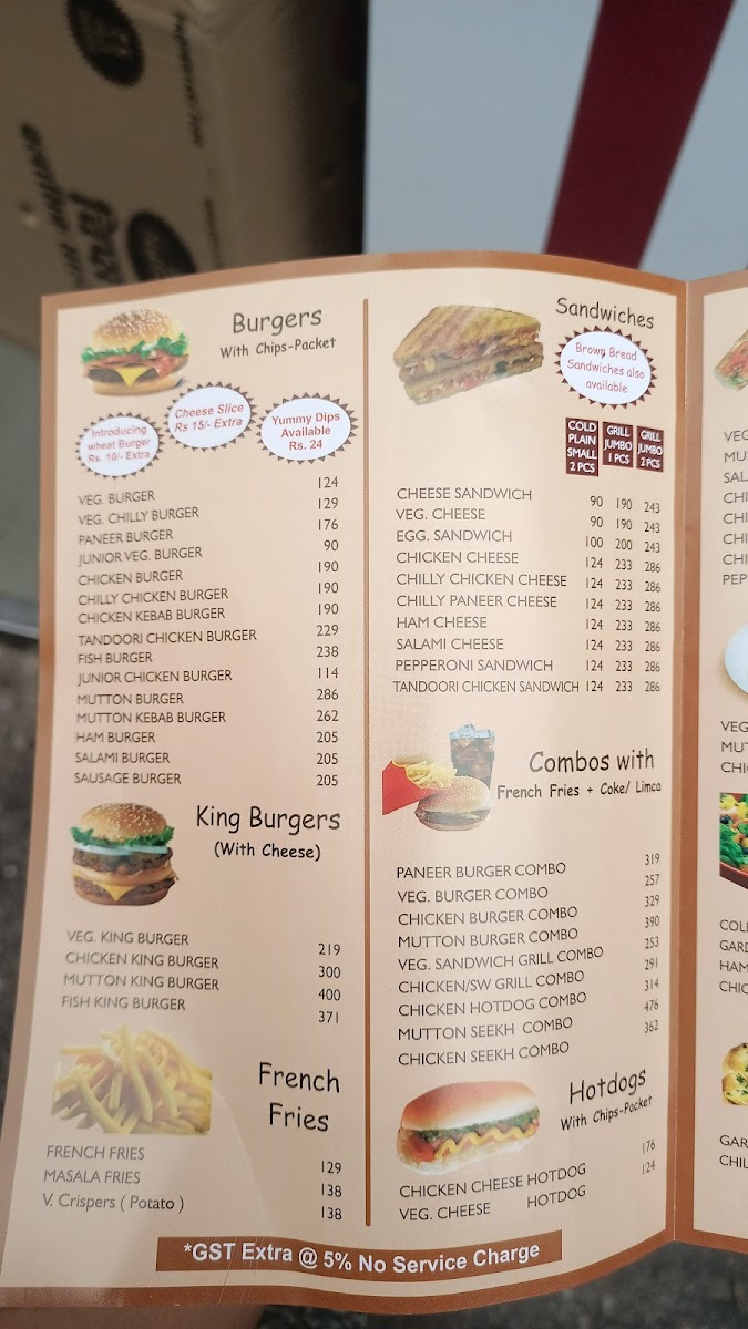 Menu Kent's-10