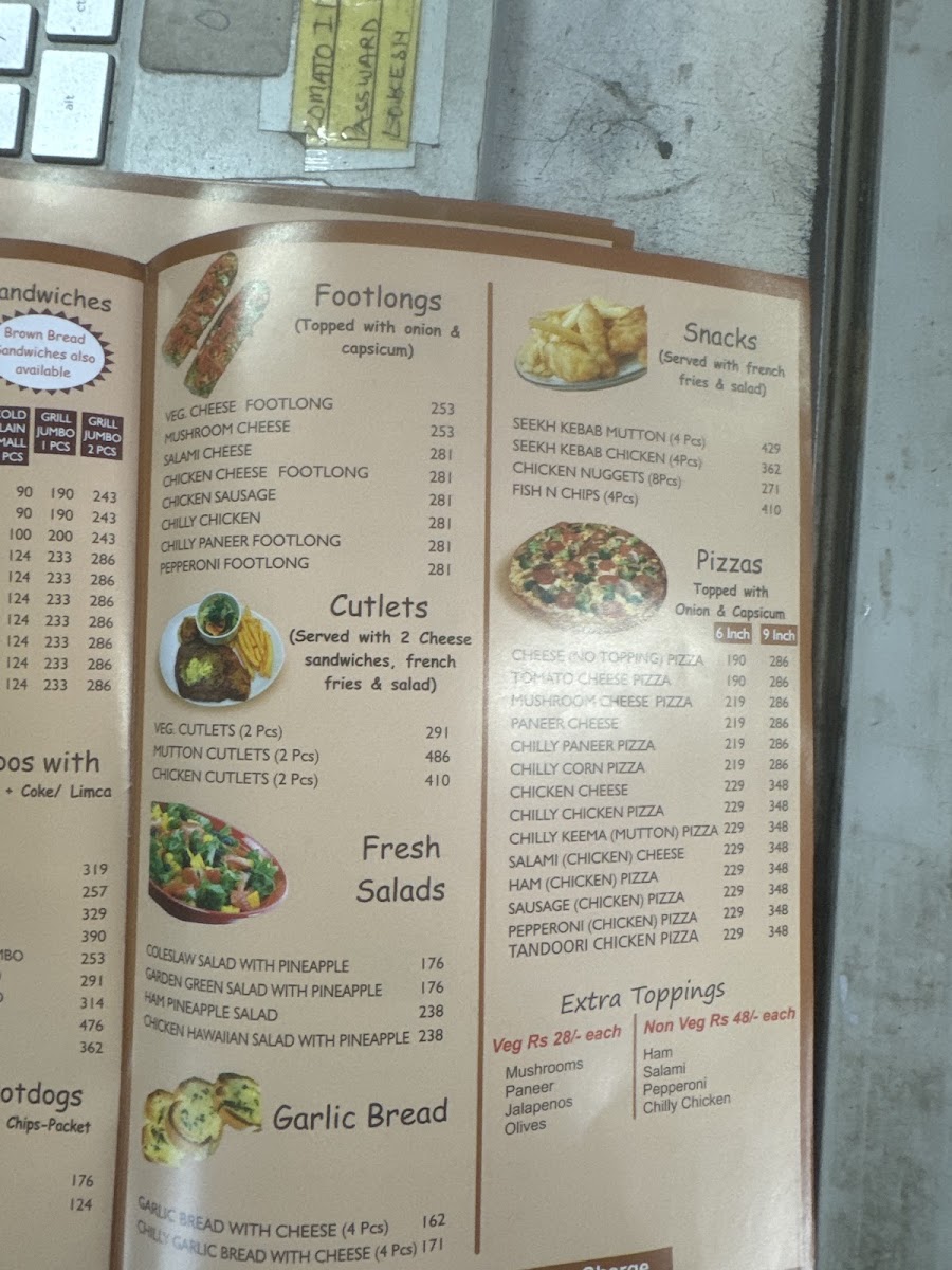 Menu Kent's-3