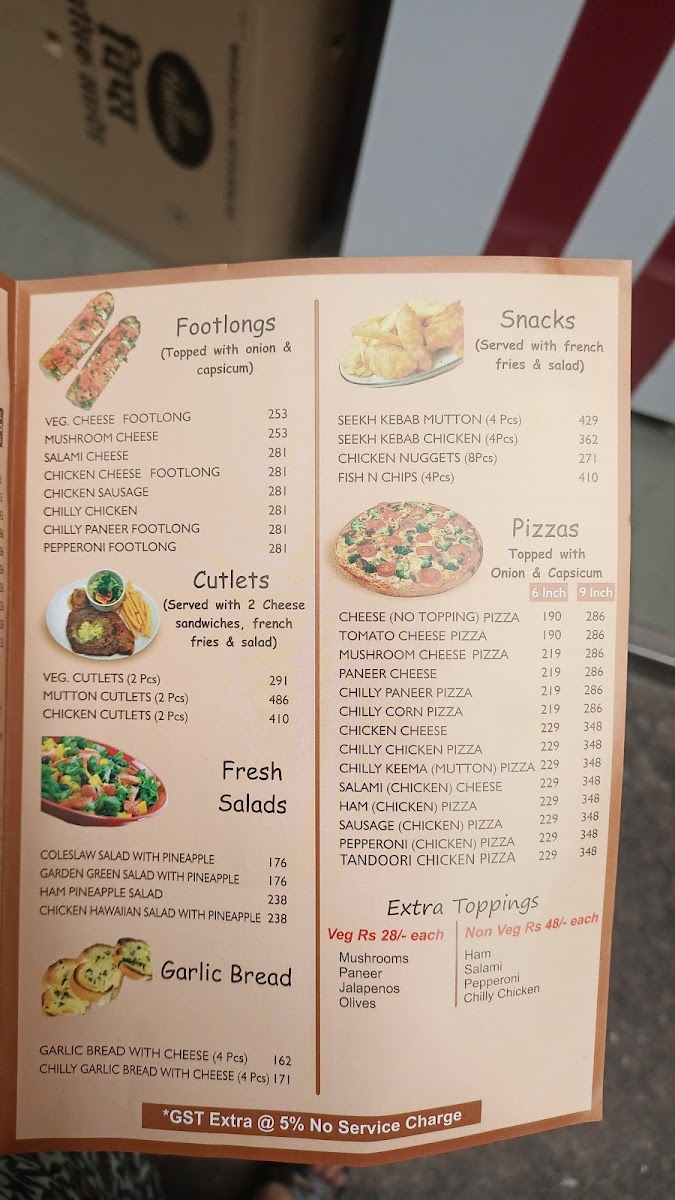 Menu Kent's-7