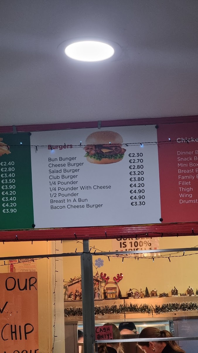 Menu Kentucky-5