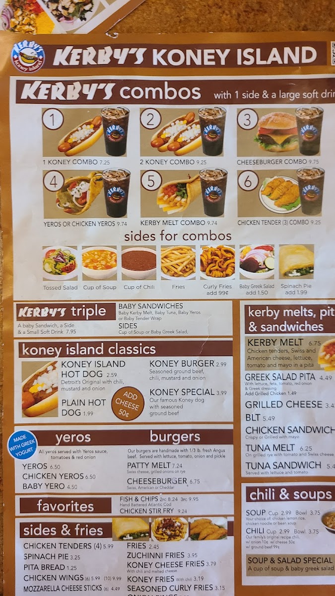 Menu Kerby's Koney Island-1