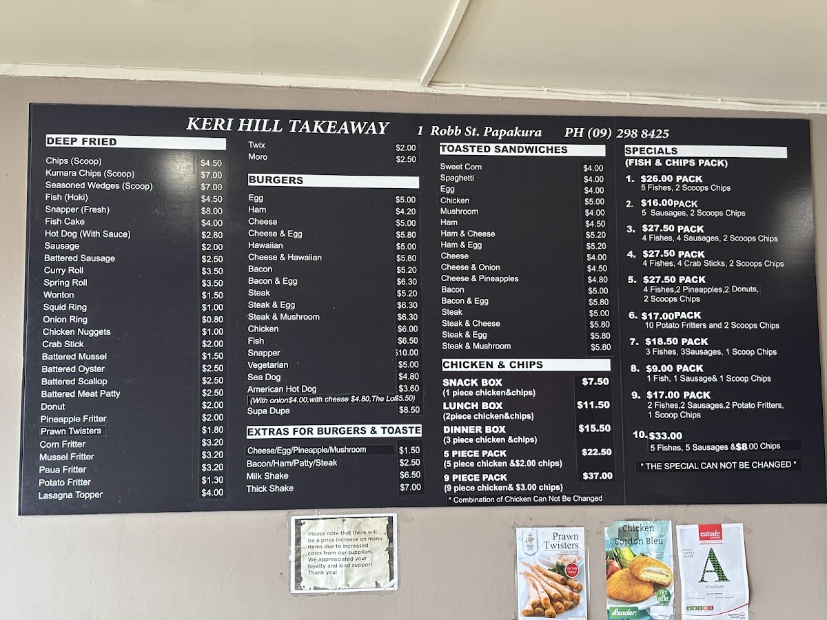 Menu Keri Hill Takeaway-1