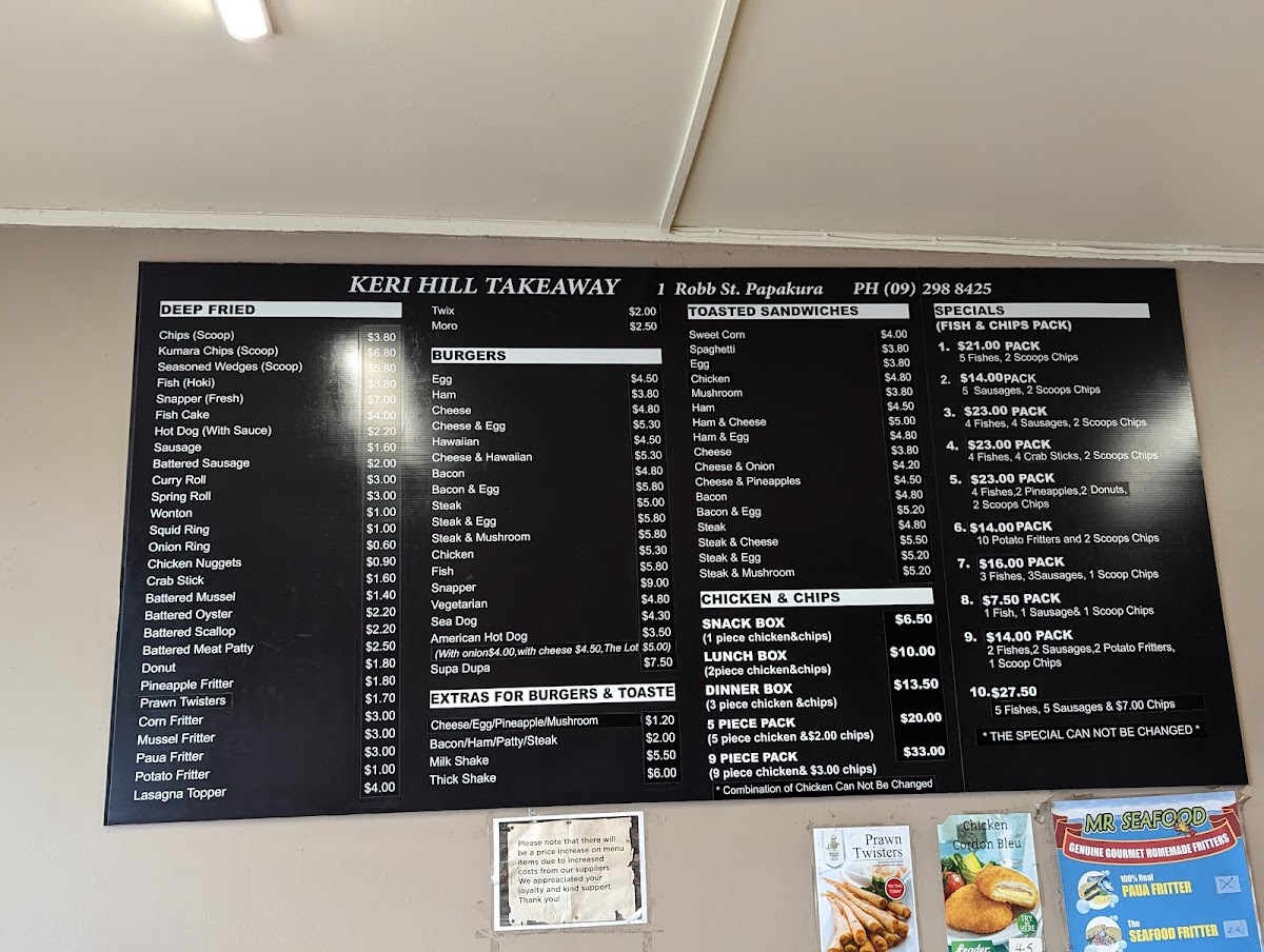Menu Keri Hill Takeaway-9