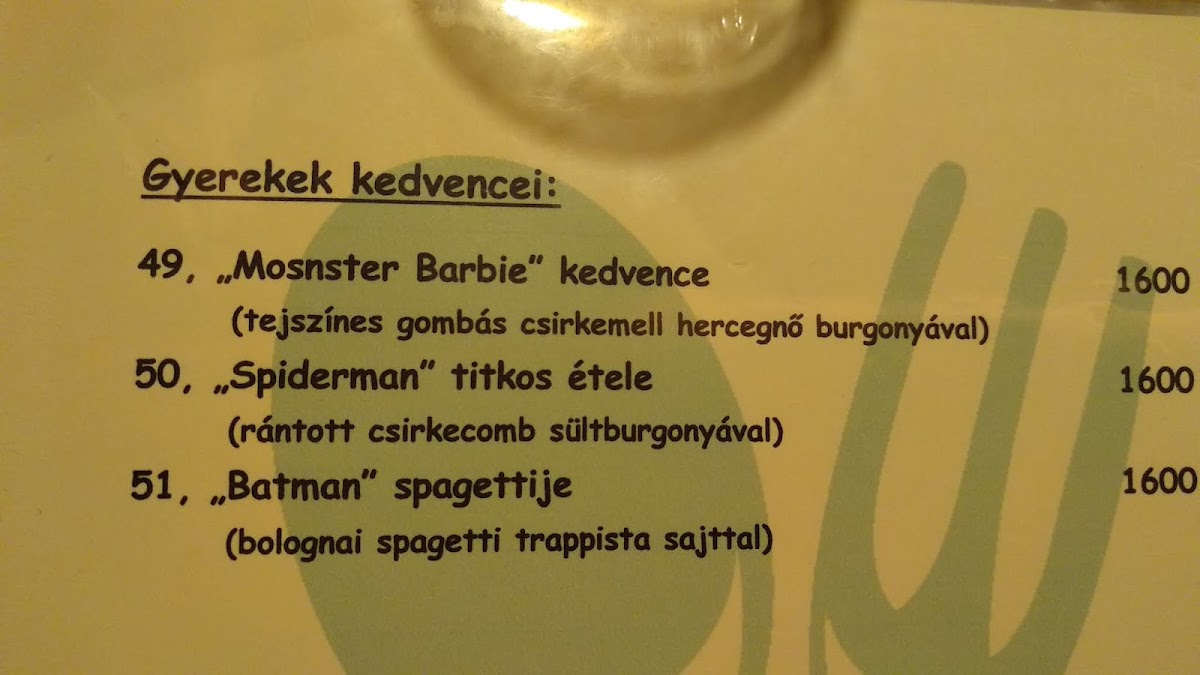 Menu Kert Étterem Caffé & Grill-1