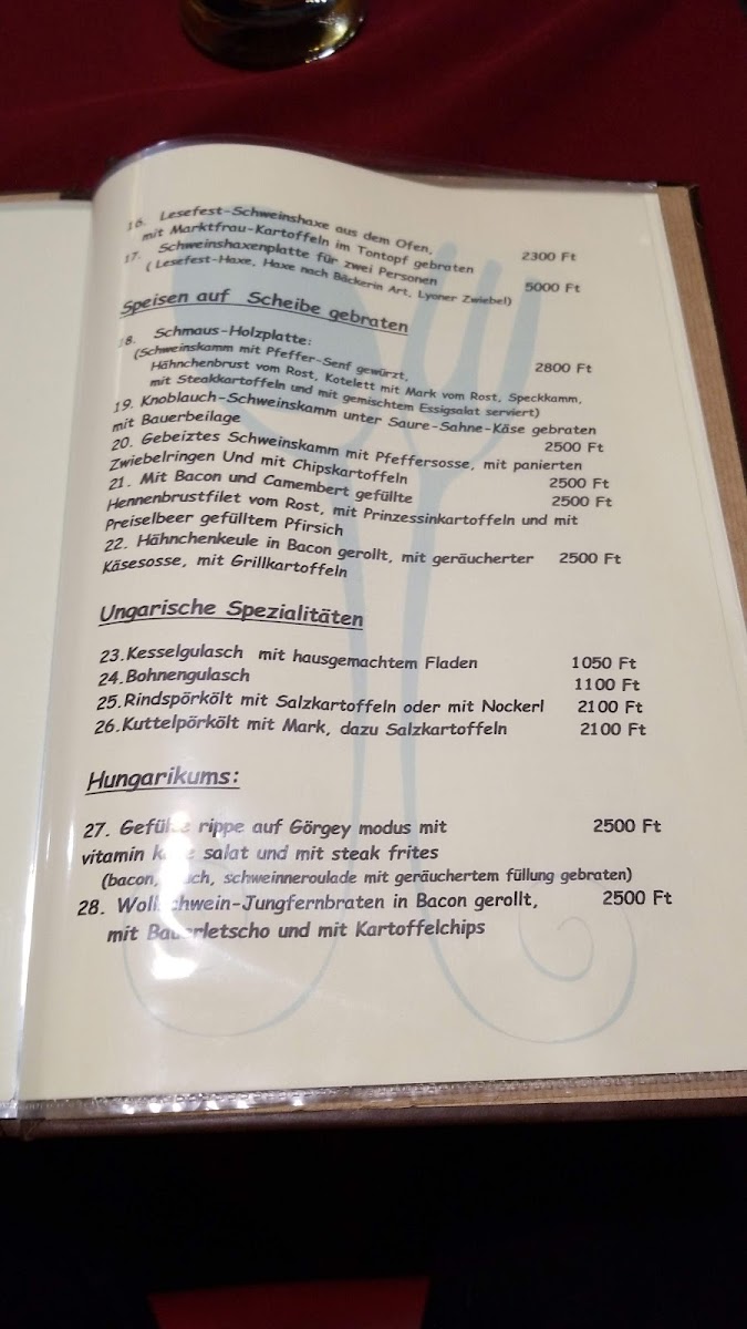 Menu Kert Étterem Caffé & Grill-2