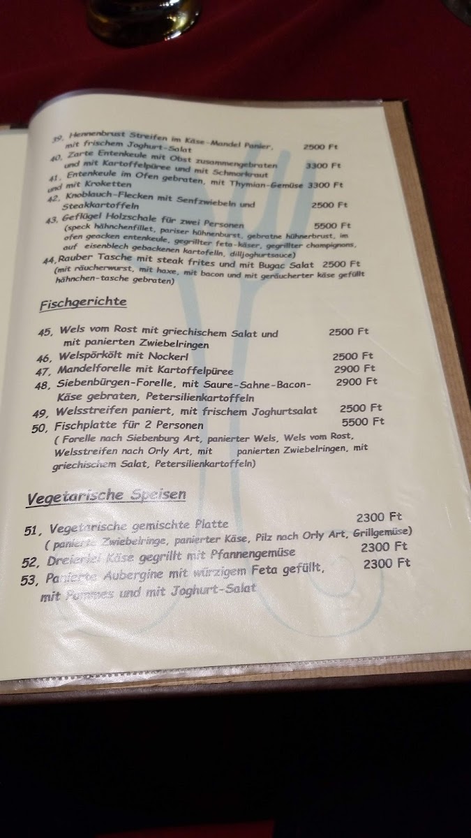 Menu Kert Étterem Caffé & Grill-3