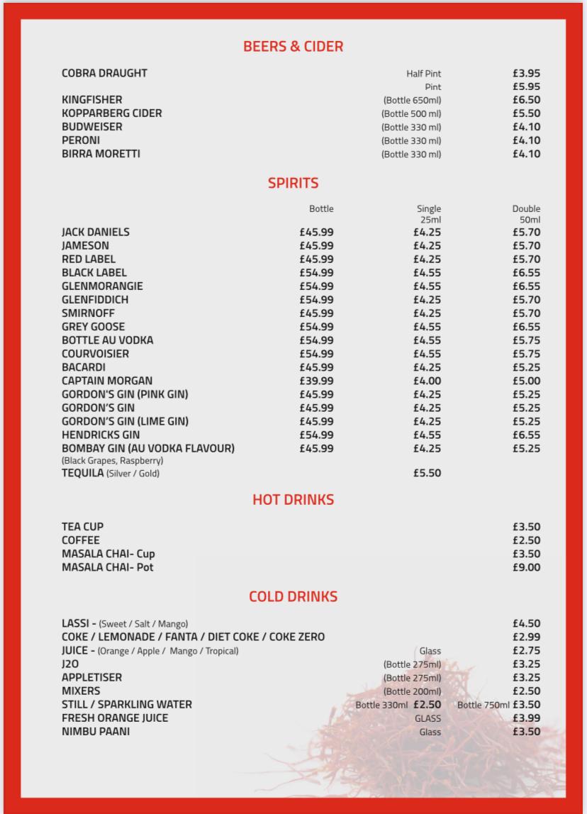 Menu Kesar Punjabi Restaurant - Charlton-5