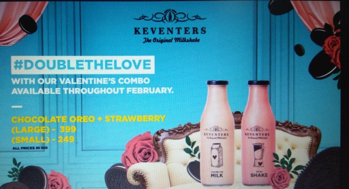 Menu Keventers - Db Mall, Bhopal-3
