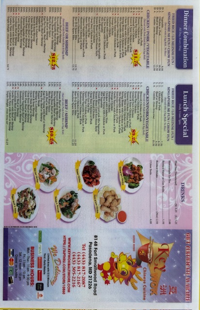 Menu Key Wok-2