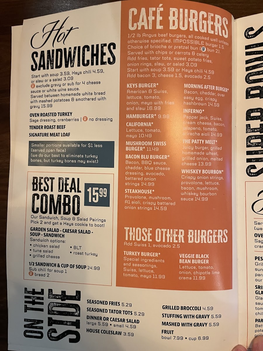 Menu Keys Cafe Bakery & Bar-2