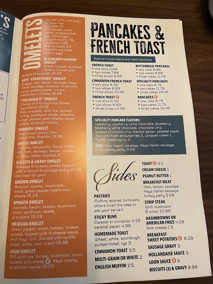 Menu Keys Cafe Bakery & Bar-4