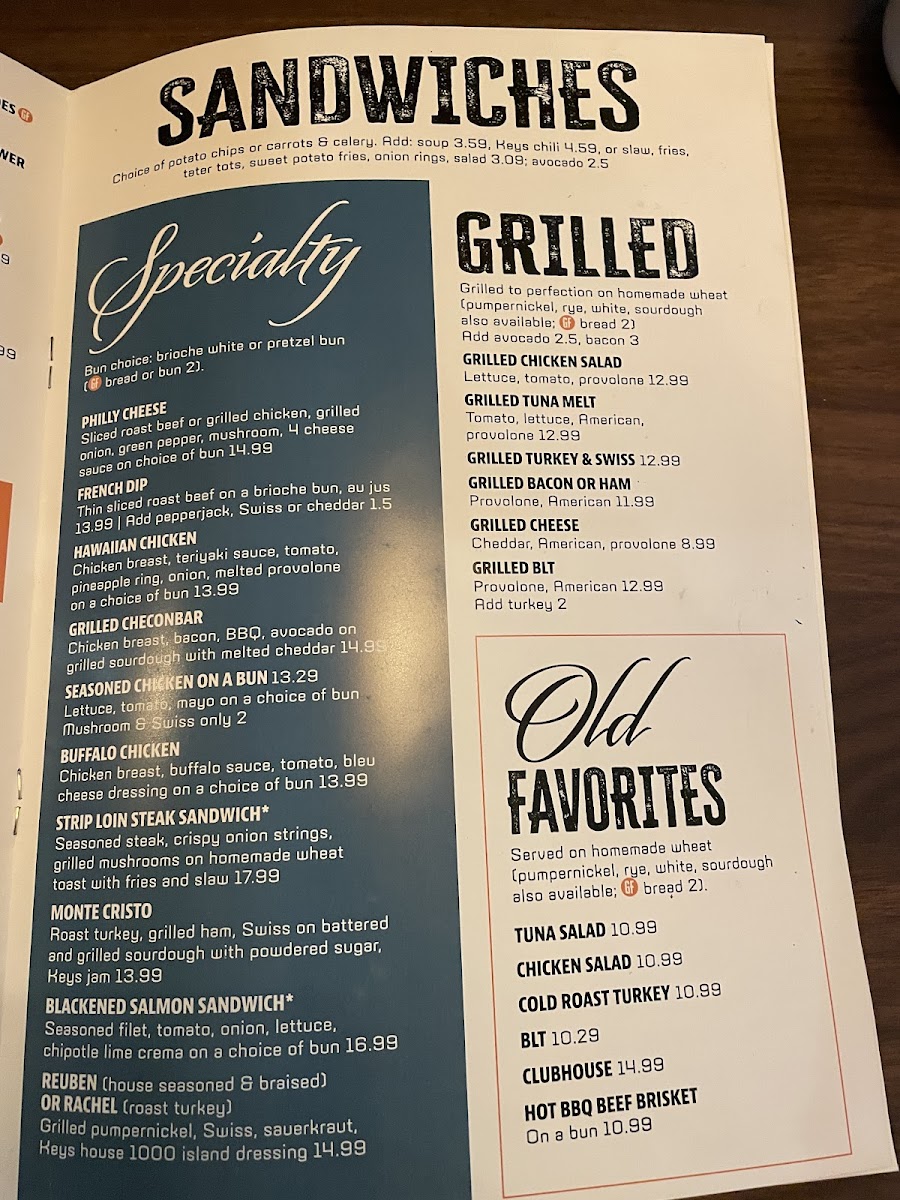 Menu Keys Cafe Bakery & Bar-6