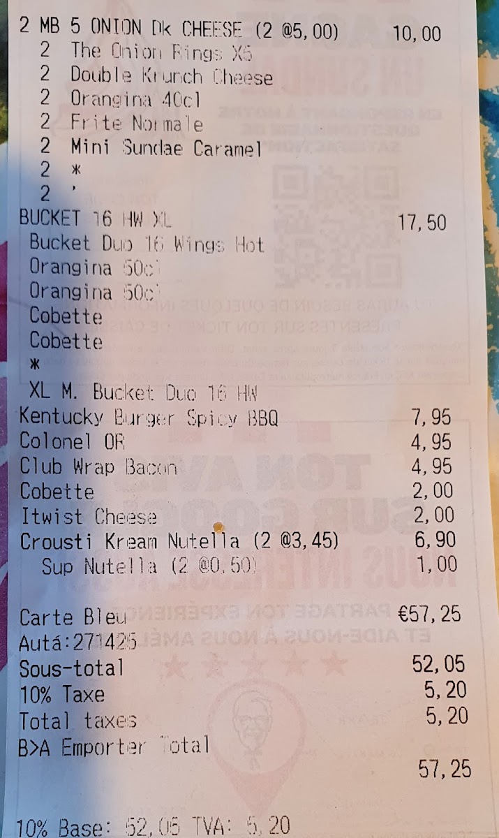 Menu Kfc Châlons-En-Champagne-1