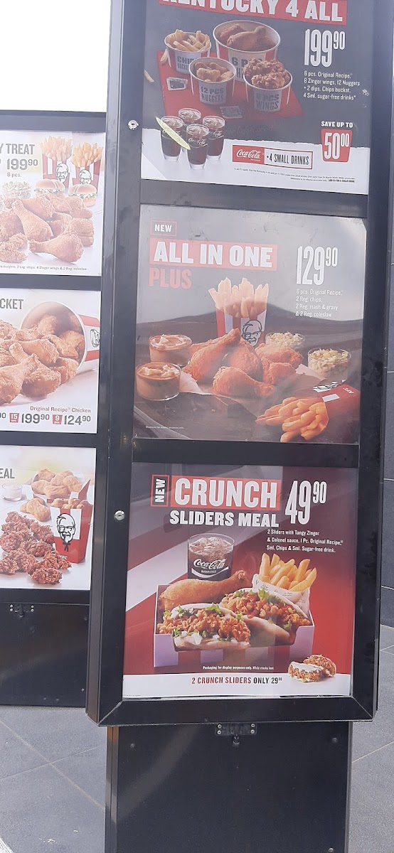 Menu Kfc Knysna