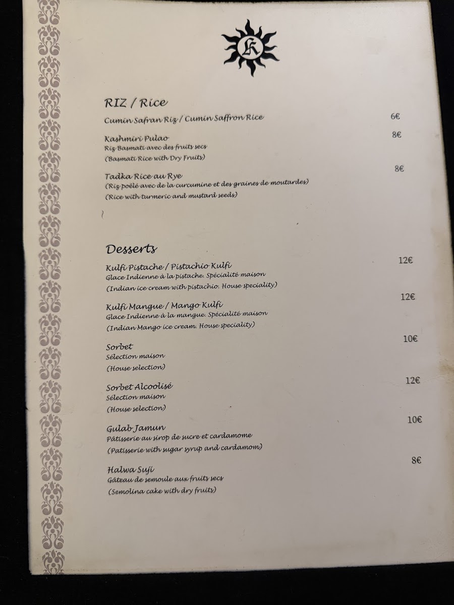 Menu Khajuraho-10