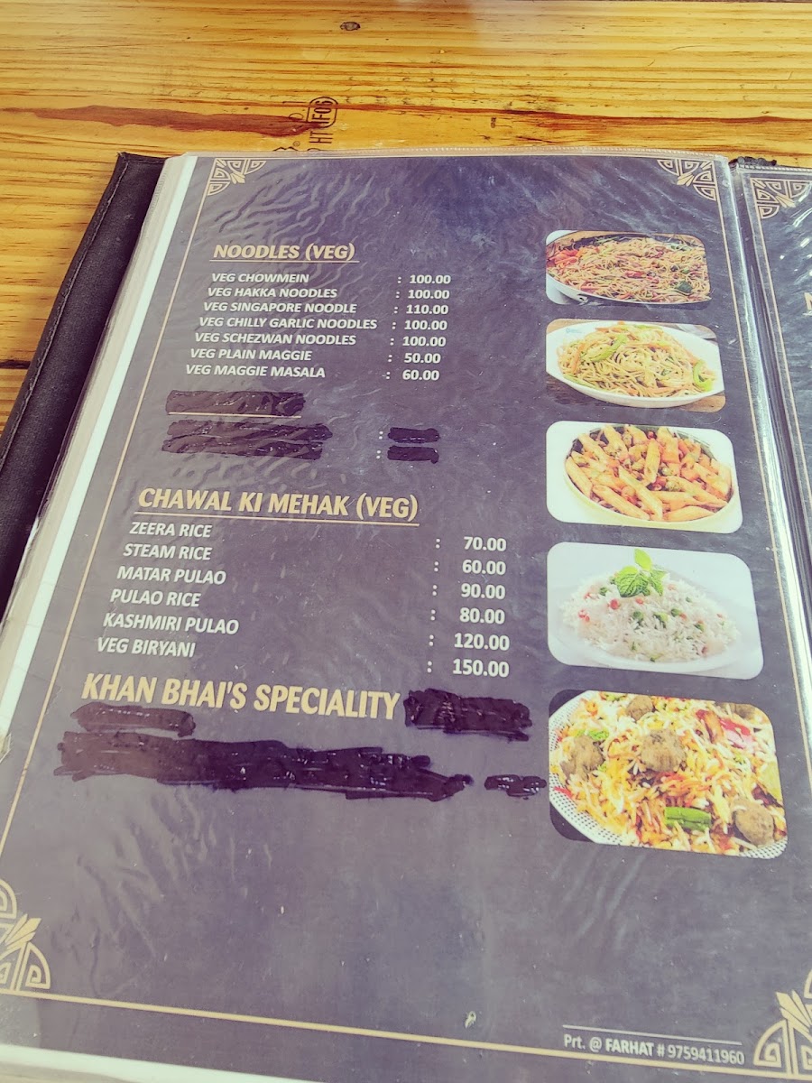 Menu Khan Bhai S. Hotel & Restaurant-10