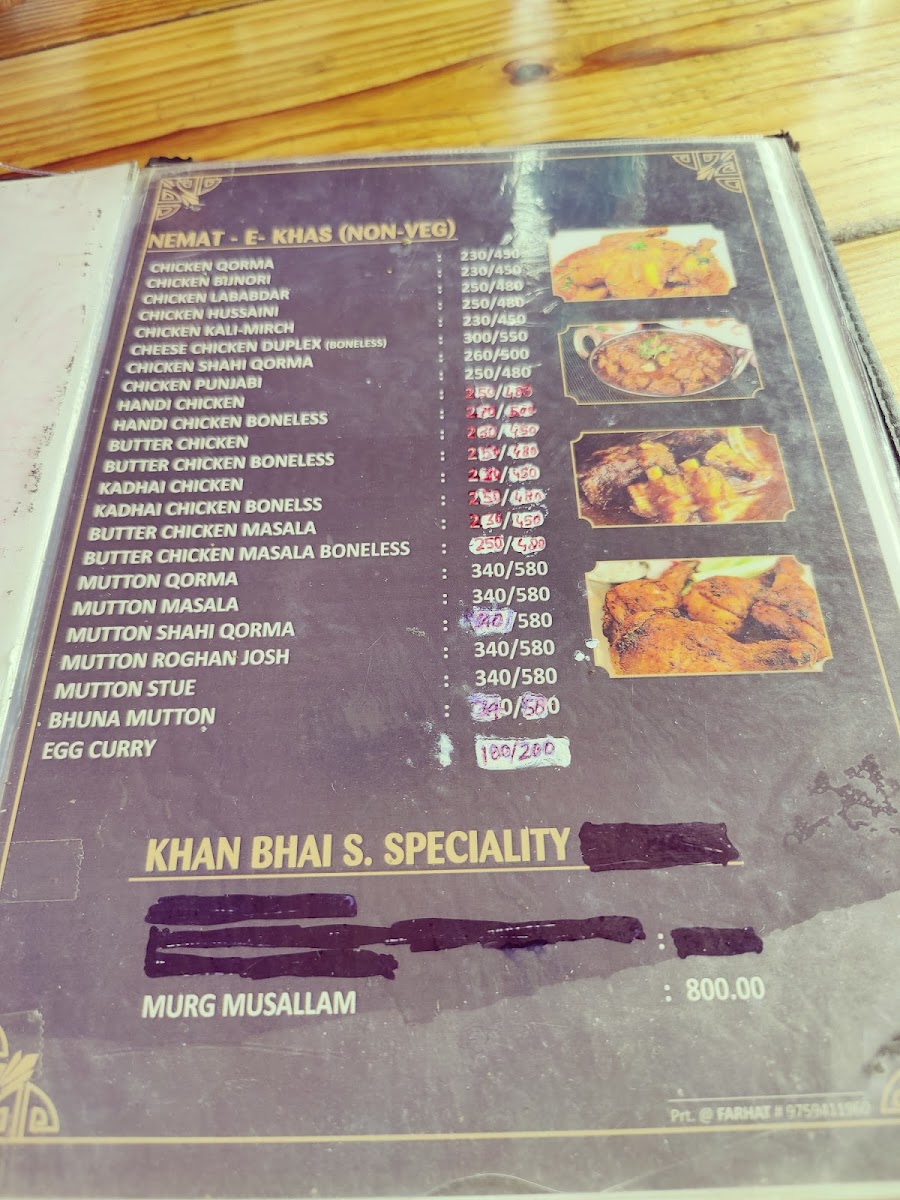 Menu Khan Bhai S. Hotel & Restaurant-4