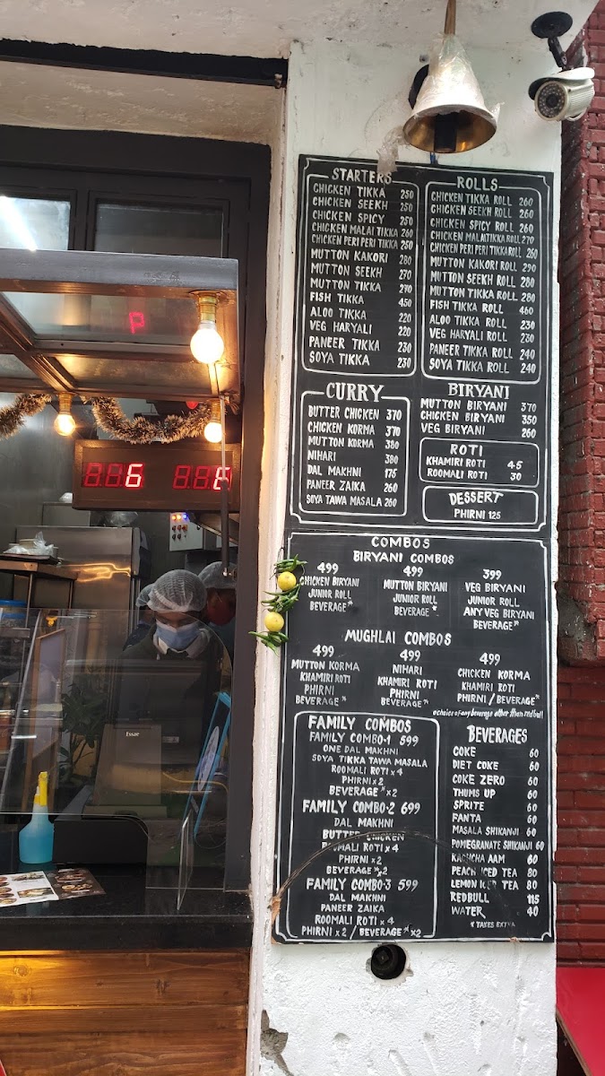 Menu Khan Chacha - Khan Market-9